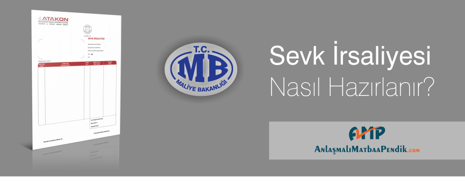 sevk irsaliyesi basımı